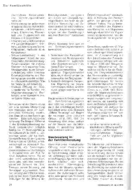Vorschauseite 6: Familienberatung für Menschen mit Migrationshintergrund