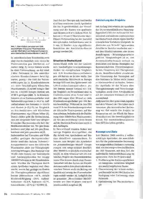 Vorschauseite 2: Klinische Pharmazie am Universitätsklinikum Hamburg-Eppendorf