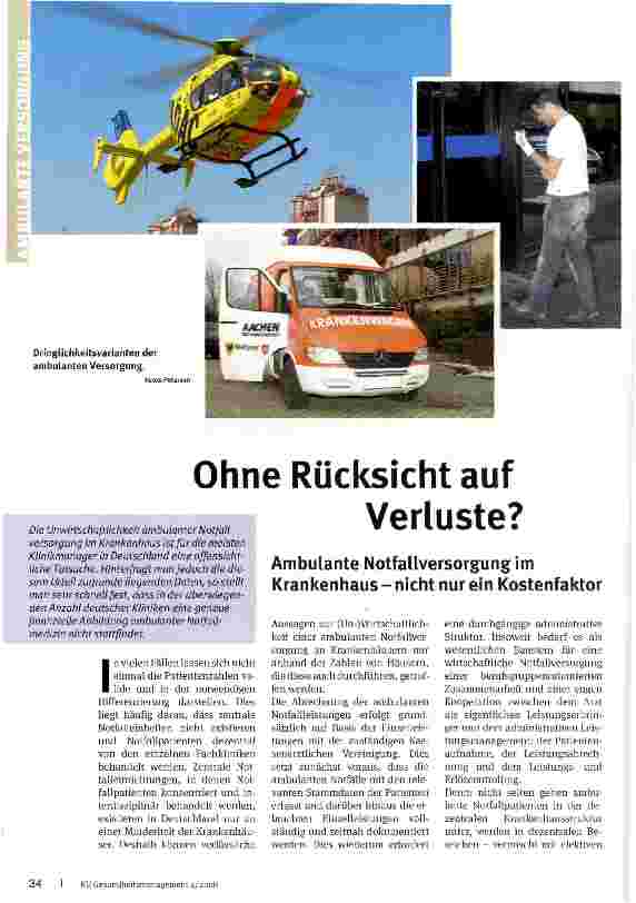 Vorschauseite 1: Ohne Rücksicht auf Verluste?