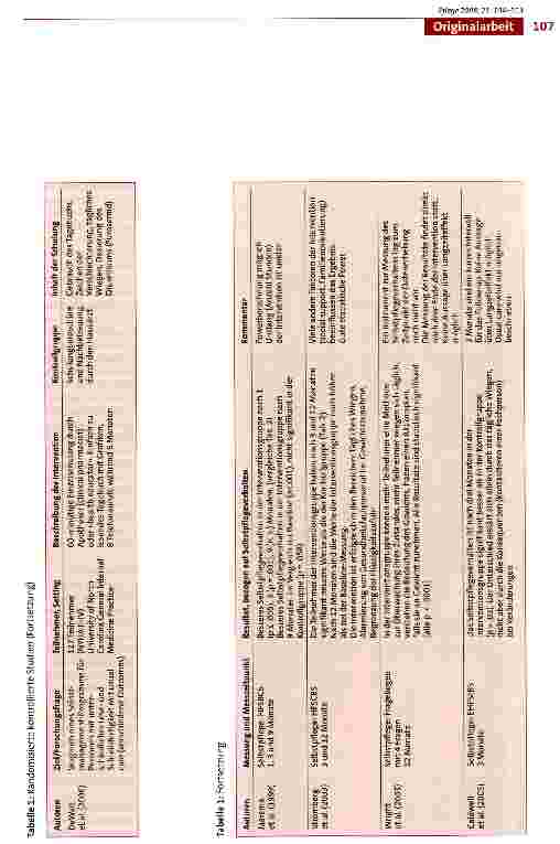 Vorschauseite 4: Schulung von Patienten mit Herzinsuffizienz -Effekte auf das Selbstpflegeverhalten. Eine Literaturrecherche