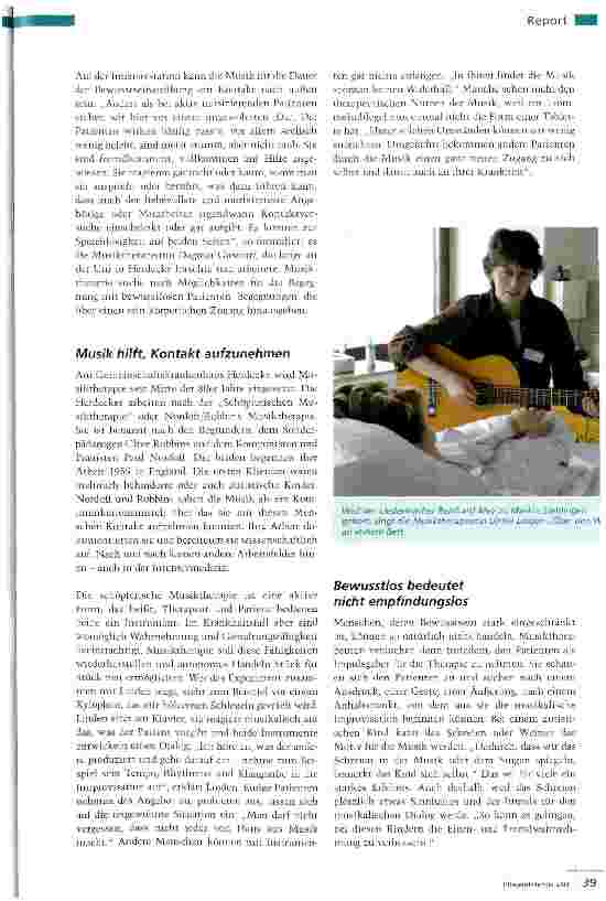 Vorschauseite 2: Therapie ohne Worte