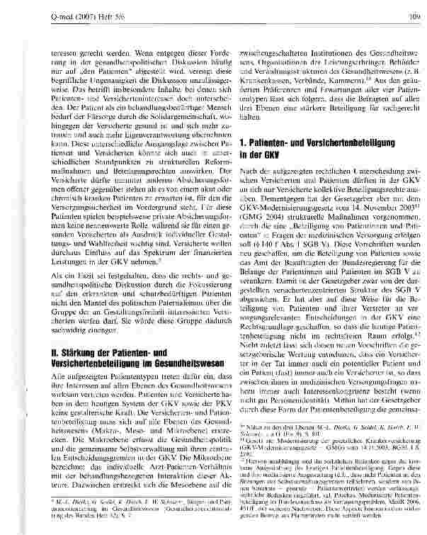Vorschauseite 3: Die Rolle des Patienten im Gesundheitswesen und in der Gesundheitspolitik