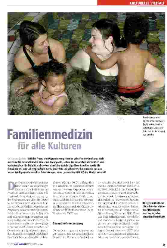 Vorschauseite 1: Familienmedizin für alle Kulturen