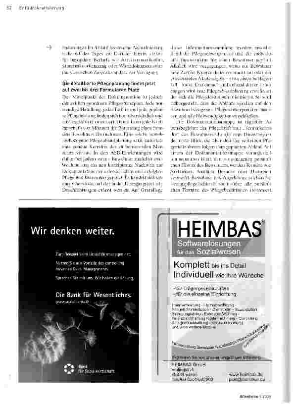 Vorschauseite 3: Weniger Papier, mehr Aussagekraft