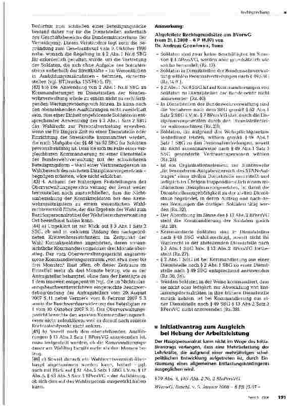 Vorschauseite 1: Initiativantrag zum Ausgleich bei Hebung der Arbeitsleistung