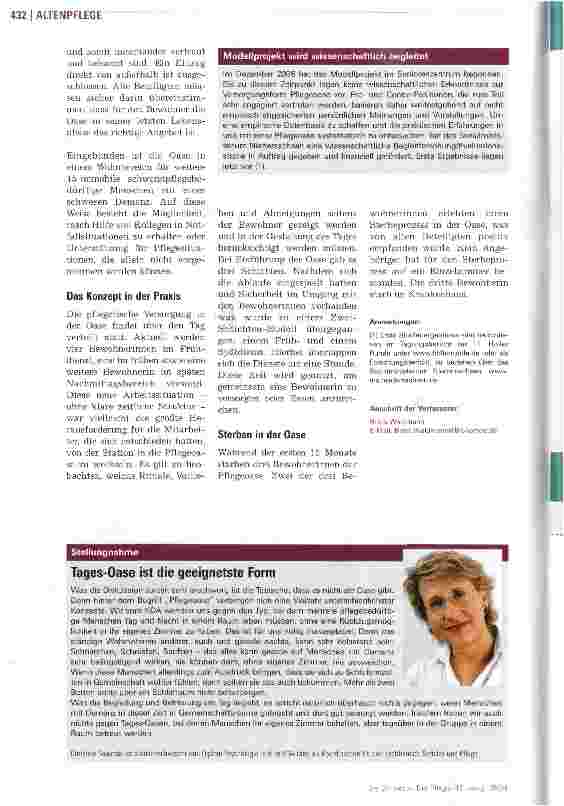 Vorschauseite 3: Eine Oase im Heimalltag