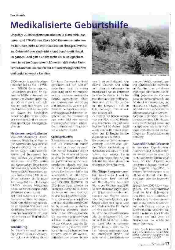 Vorschauseite 1: Medikalisierte Geburtshilfe