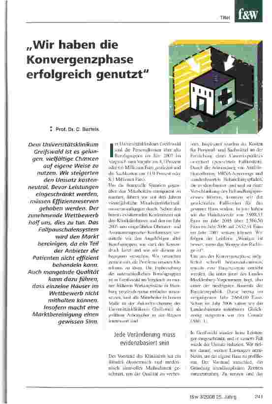 Vorschauseite 1: Wir haben die Konvergenzphase erfolgreich genutzt