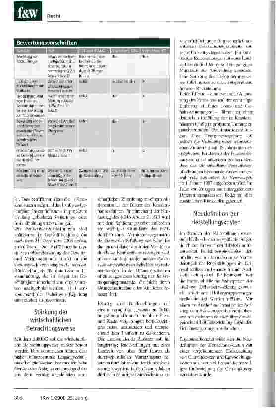 Vorschauseite 3: Reform der Rechnungslegung durch das BilMoG