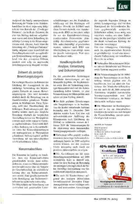 Vorschauseite 4: Reform der Rechnungslegung durch das BilMoG