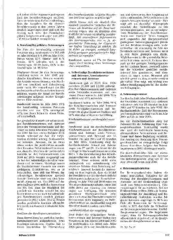 Vorschauseite 4: Erste Ergebnisse der Evaluation des 2. Betreimngsrechtsänderungs-gesetzes