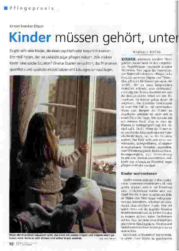 Vorschauseite 1: Kinder müssen gehört, unterstützt und gestärkt werden