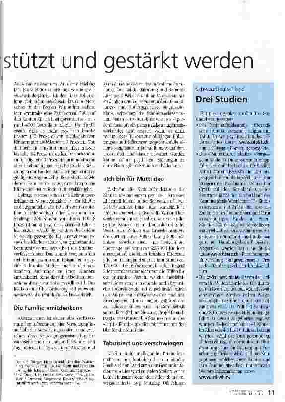 Vorschauseite 2: Kinder müssen gehört, unterstützt und gestärkt werden