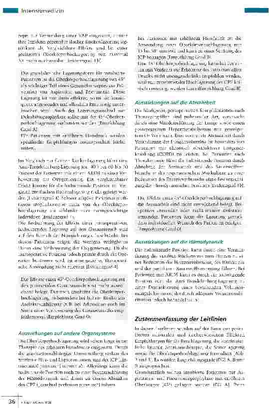 Vorschauseite 3: Leitlinien für die Lagerungstherapie