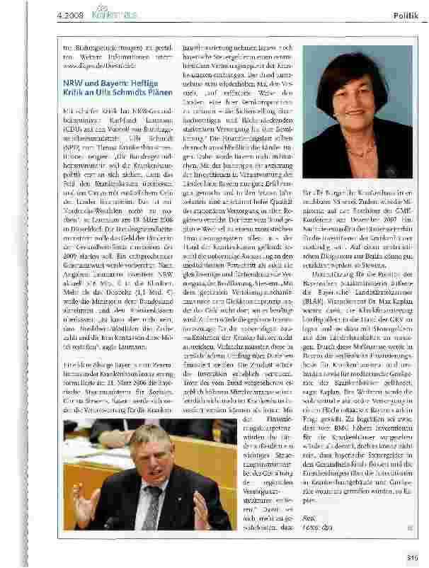 Vorschauseite 2: Rürup-Expertise: Das Wichtigste in Kürze