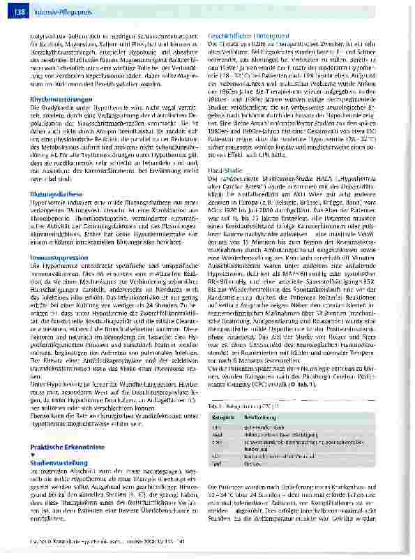 Vorschauseite 4: Kontrollierte Hypothermie nach Reanimation