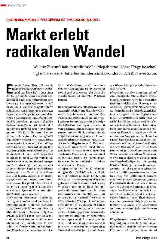 Vorschauseite 1: Markt erlebt radikalen Wandel