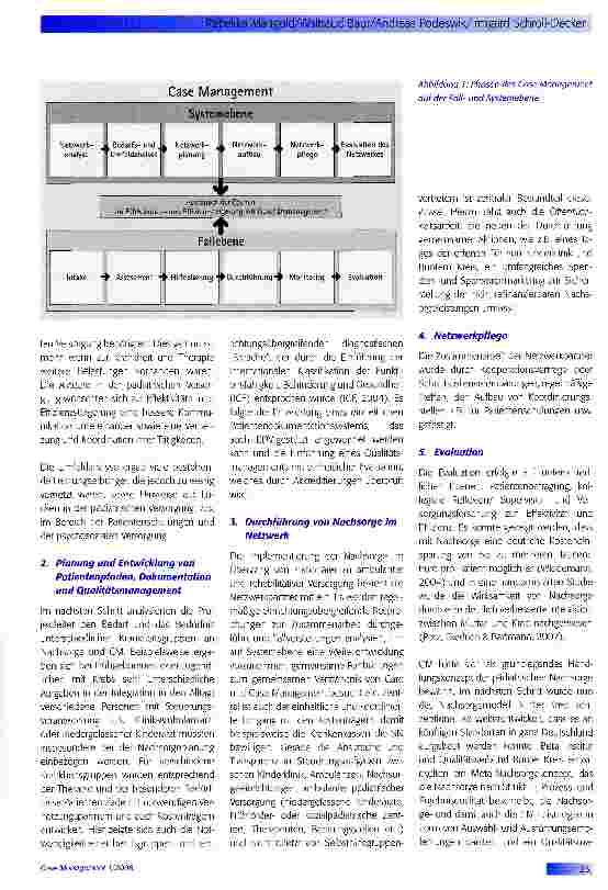 Vorschauseite 2: Systemisches Gase Management im Aufbau einer Nachsorgeeinrichtung in der Pädiatrie