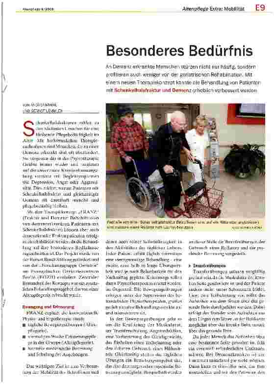 Vorschauseite 1: Besonderes Bedürfnis