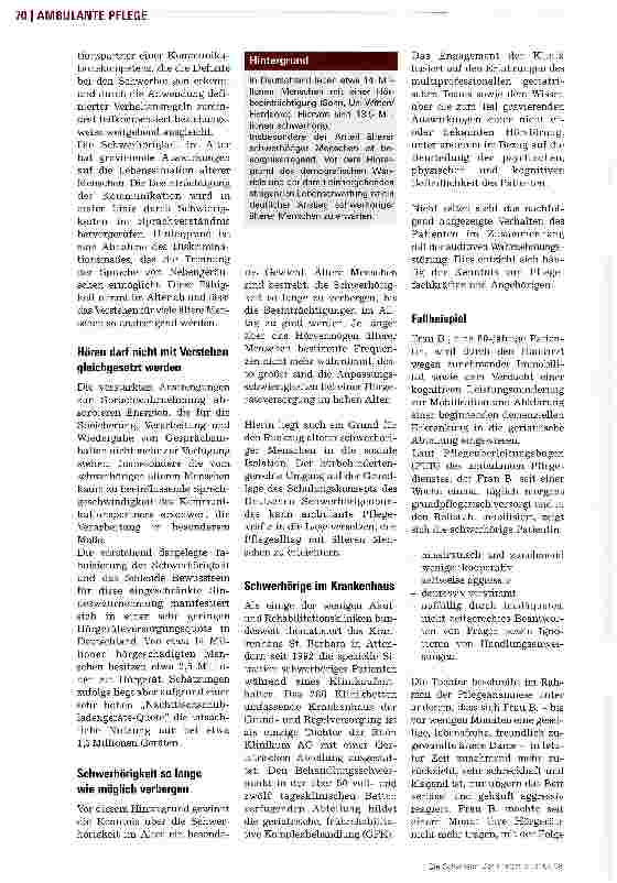Vorschauseite 2: Eine Million Hörgeräte bleiben in der Schublade