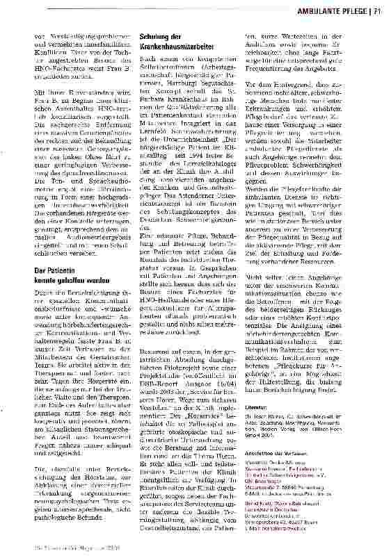 Vorschauseite 3: Eine Million Hörgeräte bleiben in der Schublade