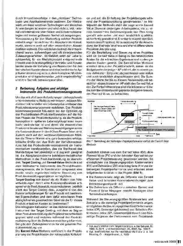 Vorschauseite 2: Produktkostenmanagement für Entwicklungsprojekte in der Medizintechnik