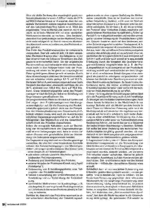Vorschauseite 5: Produktkostenmanagement für Entwicklungsprojekte in der Medizintechnik