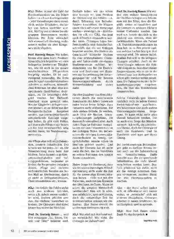 Vorschauseite 3: Chirurg ein Traumberuf? Das war einmal-Doch die Disziplin ist im Umbruch und definiert ihren Platz neu