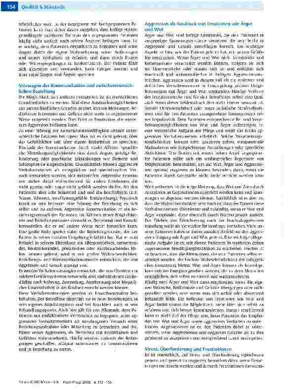 Vorschauseite 2: Wie können sich pflegerische Beziehungen auf aggressives Verhalten von Patienten auswirken? Teil 2: Ursachen und Beweggründe für aggressive Verhaltensweisen