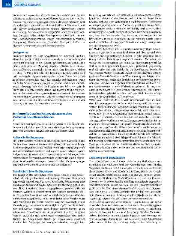 Vorschauseite 4: Wie können sich pflegerische Beziehungen auf aggressives Verhalten von Patienten auswirken? Teil 2: Ursachen und Beweggründe für aggressive Verhaltensweisen