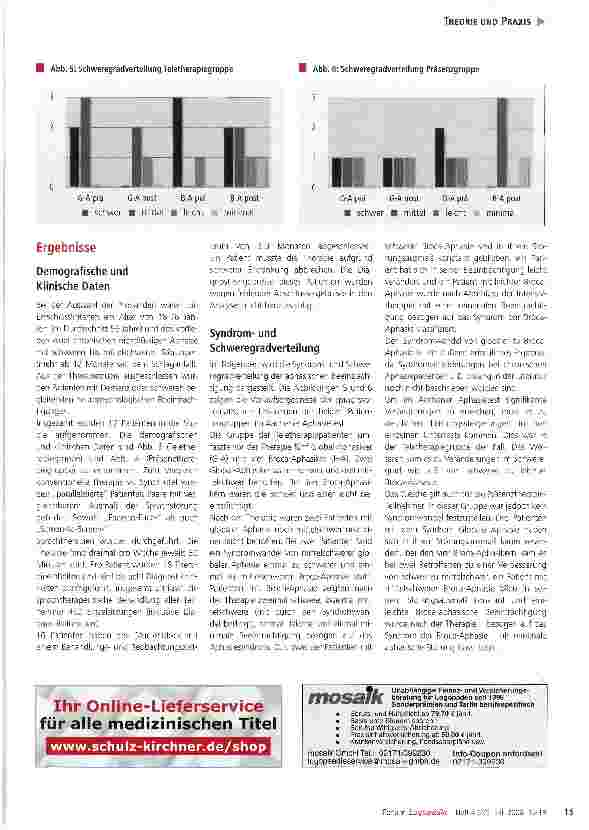 Vorschauseite 4: Synchrone Teletherapie bei Aphasie: Erste Ergebnisse bei Schwer(st)betroffenen