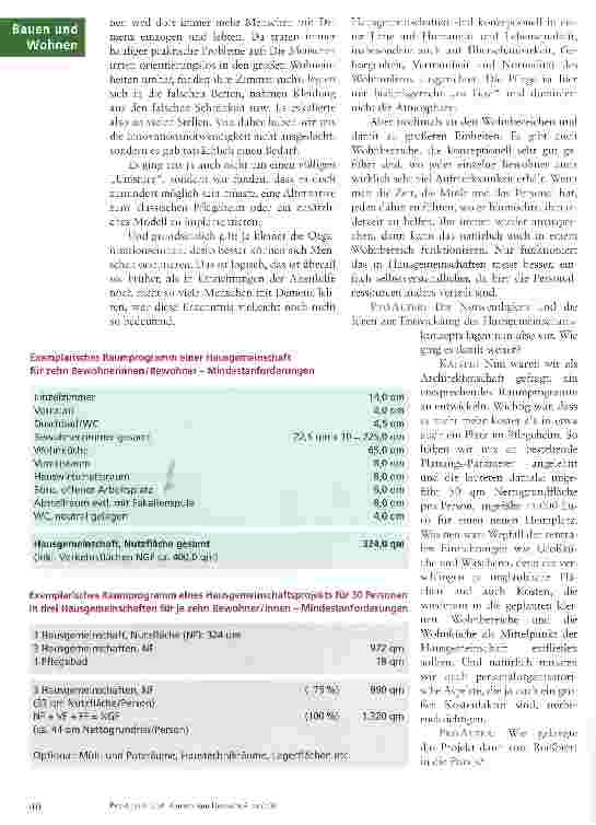Vorschauseite 3: Zehn Jahre Hausgemeinschaften in Deutschland: „Diese Wohnform hat die Altenhilfe bewegt wie keine andere