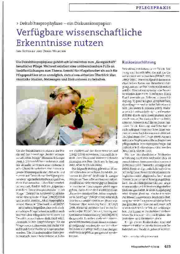 Vorschauseite 1: Verfügbare wissenschaftliche Erkenntnisse nutzen
