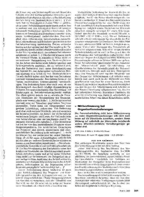 Vorschauseite 4: Kostenerstattung für die Grundschulung von Ersatzmitgliedern des Personalrats