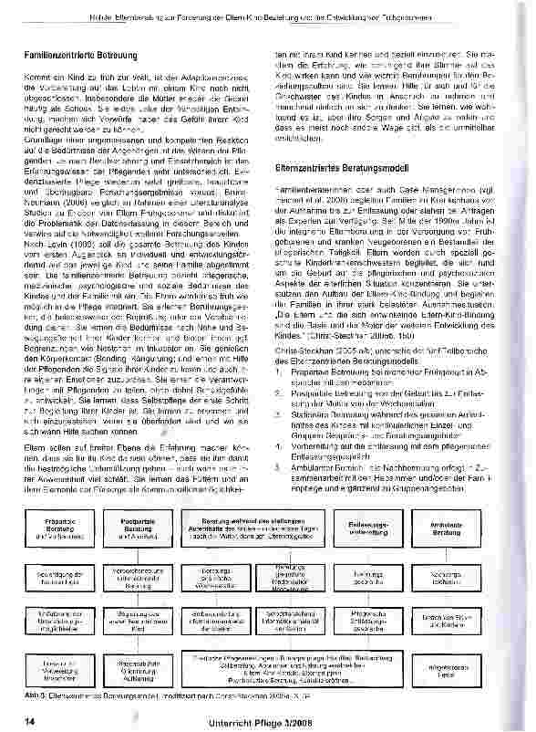 Vorschauseite 3: Elternberatung zur Förderung der Eltern-Kind-Beziehung und der Entwicklung von Frühgeborenen