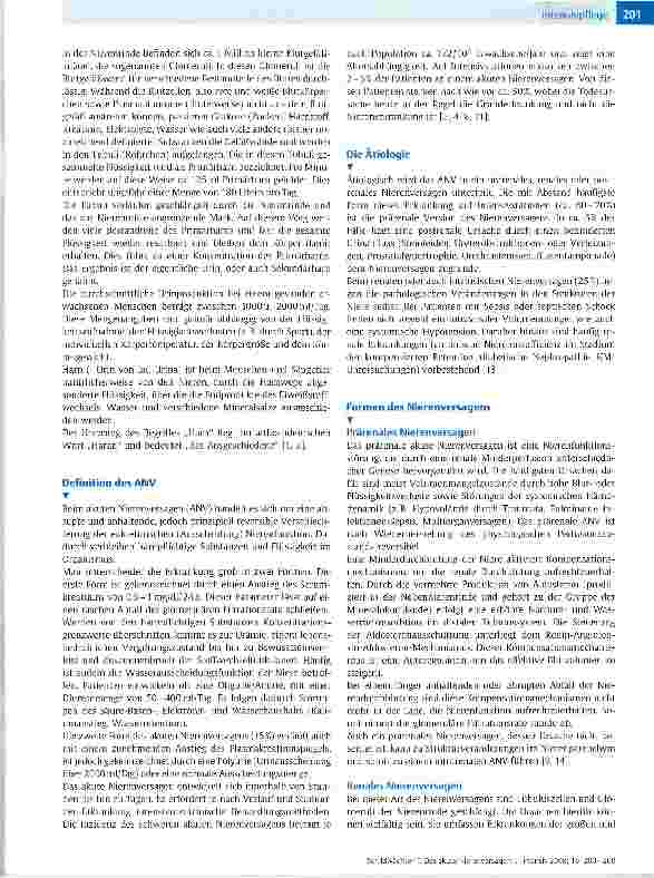 Vorschauseite 2: Das akute Nierenversagen