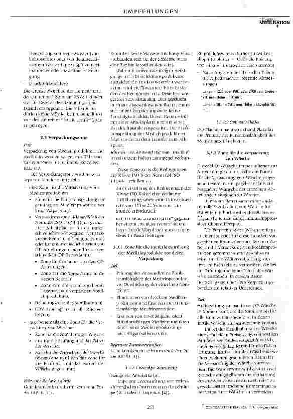 Vorschauseite 6: Baulich-räumliche Gestaltung von Sterilisationsabteilungen - Teil 2