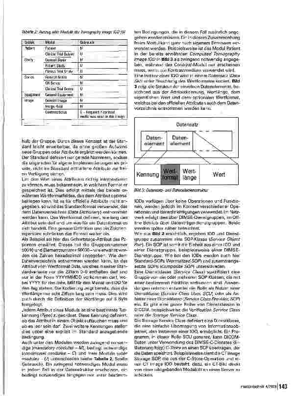 Vorschauseite 3: Der DICOM-Standard - Digital Imaging and Communications in Medicine