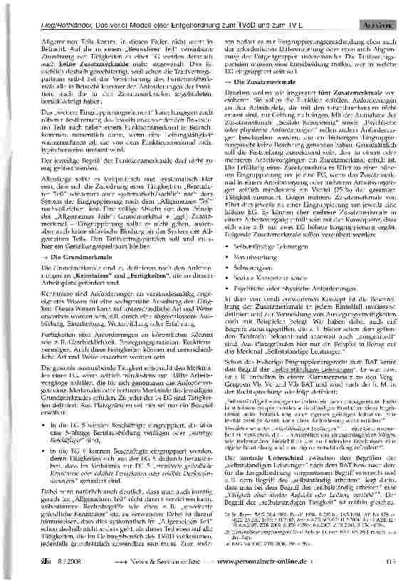 Vorschauseite 6: Das ver. di-Modell einer Entgeltordnung zum TVöD und zum TV-L