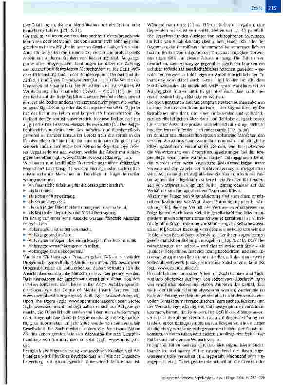 Vorschauseite 3: Ethische Aspekte der Suchtkrankenpflege