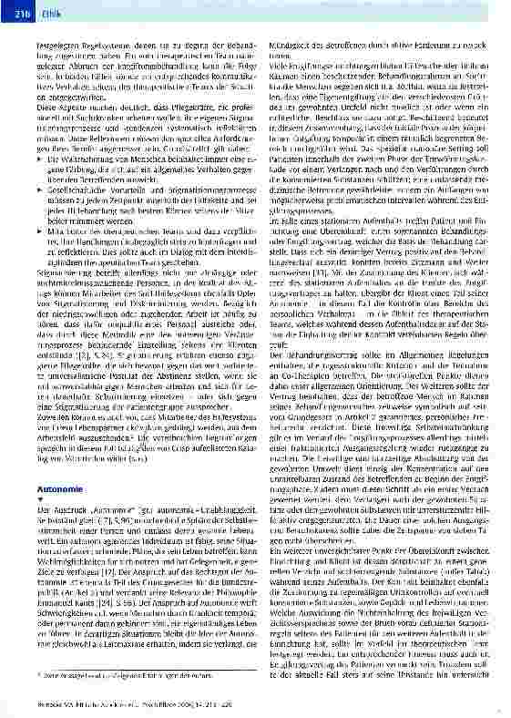Vorschauseite 4: Ethische Aspekte der Suchtkrankenpflege