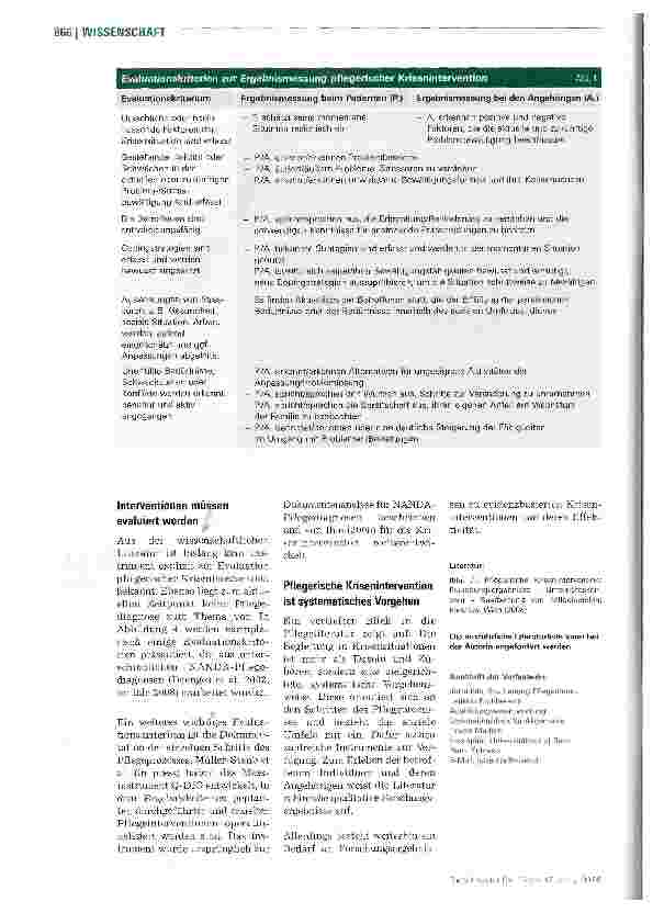 Vorschauseite 5: Krisenintervention in der PflegeWenn Krankheit zur Krise wird