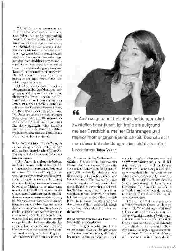 Vorschauseite 5: Suizid - zwischen Freiheit und ZwangEin Gespräch über Selbstbestimmung und Prävention
