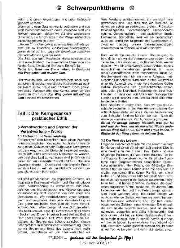 Vorschauseite 3: Ethische Probleme -Praktische Entscheidungen Teil I: Christliche Ethik hat mit dem Anderen und mit Gott zu tun