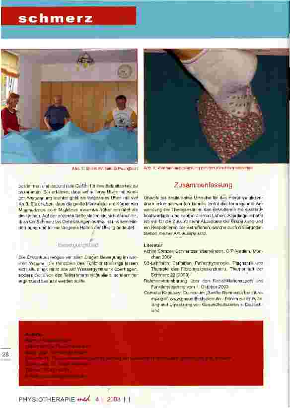 Vorschauseite 6: Fibromyalgie die rätselhafte Krankheit Teil III - Zur ganzheitlichen Schmerzbewältigung
