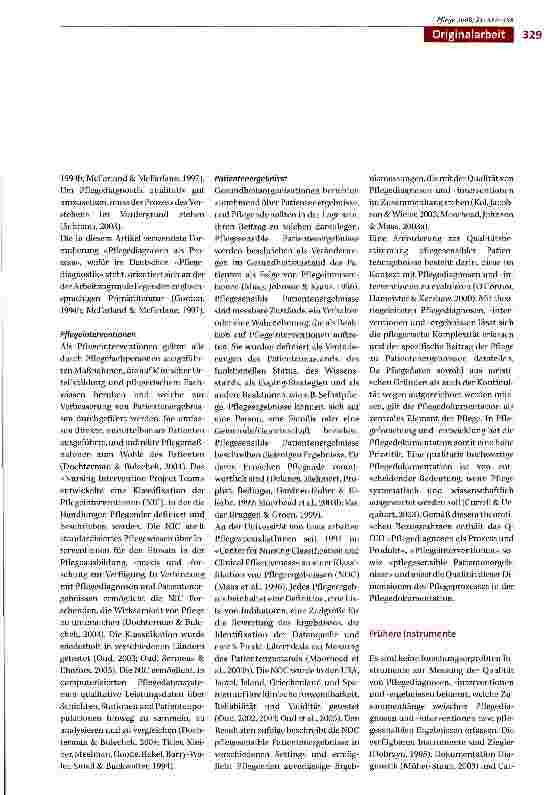 Vorschauseite 3: Qualität von Pflegediagnosen, -Interventionen und -ergebnissen: Kriterien und Operationalisierung des Messinstruments O-DIO