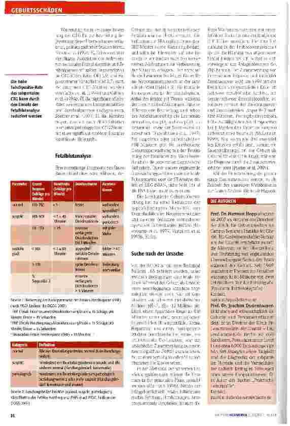 Vorschauseite 3: Hypoxie des Kindes bei der Geburt