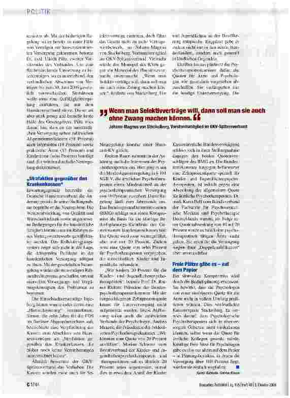Vorschauseite 2: NEUE HAFTUNGSREGELN FÜR KRANKENKASSEN Mit dem Omnibus zum Fonds