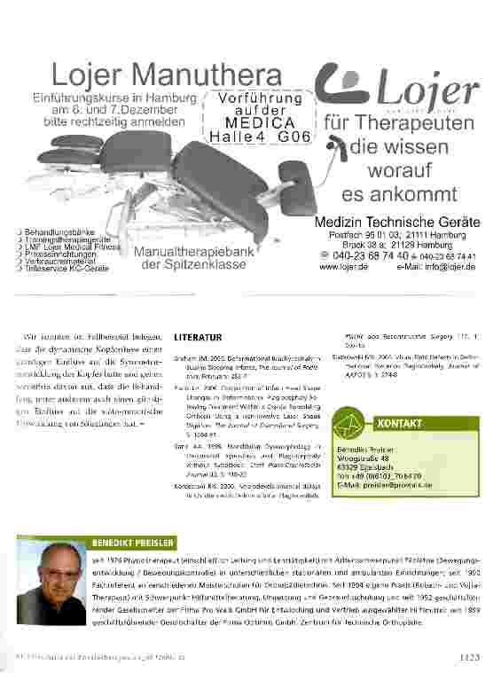 Vorschauseite 6: Einsatz der dynamischen Kopforthese bei lagebedingter KopfasymmetrieEvidenzbasierter Behandlungsansatz und kurzes Fallbeispiel