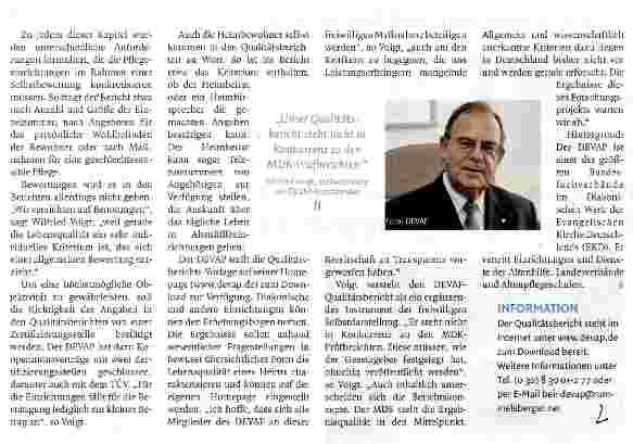 Vorschauseite 2: Fokus liegt auf der Lebensqualität